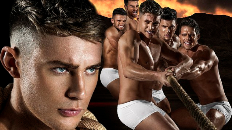  male strip show blog | Geordie Shore boys Scotty T and Gaz Beadle strip off for Dreamboys